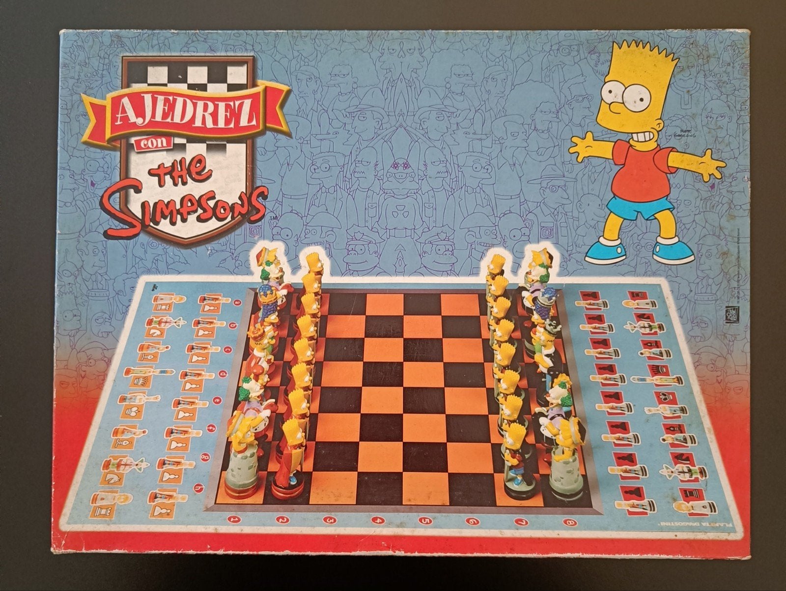 The Simpsons schaakset., Ophalen of Verzenden, Gebruikt