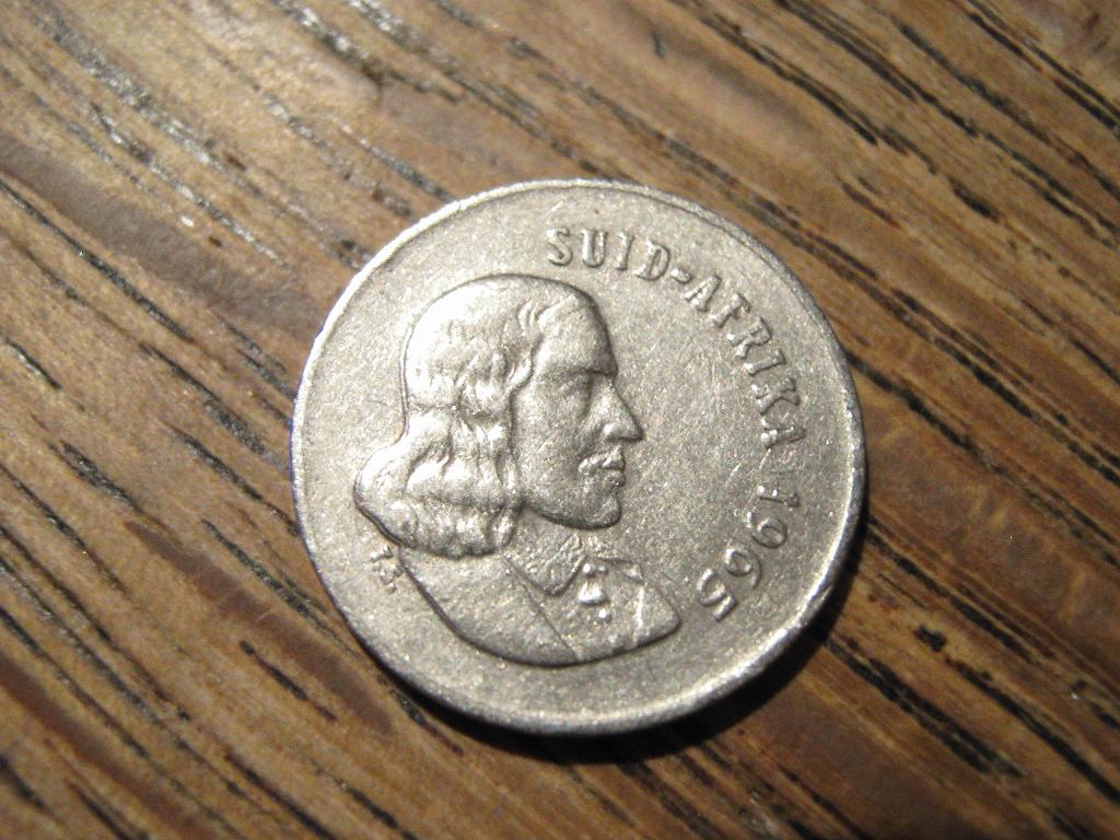 Suid Afrika 5 Cents 1965, Jan van Riebeeck #527, Ophalen of Verzenden, Zuid-Afrika, Losse munt