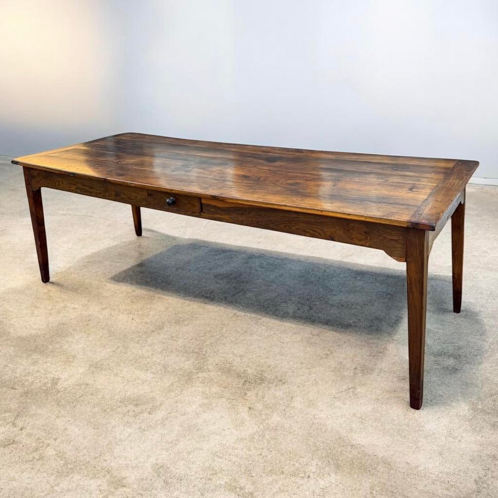 Antieke Franse eettafel tafel boerentafel 230 cm, Antiek en Kunst, Antiek | Meubels | Tafels, Ophalen