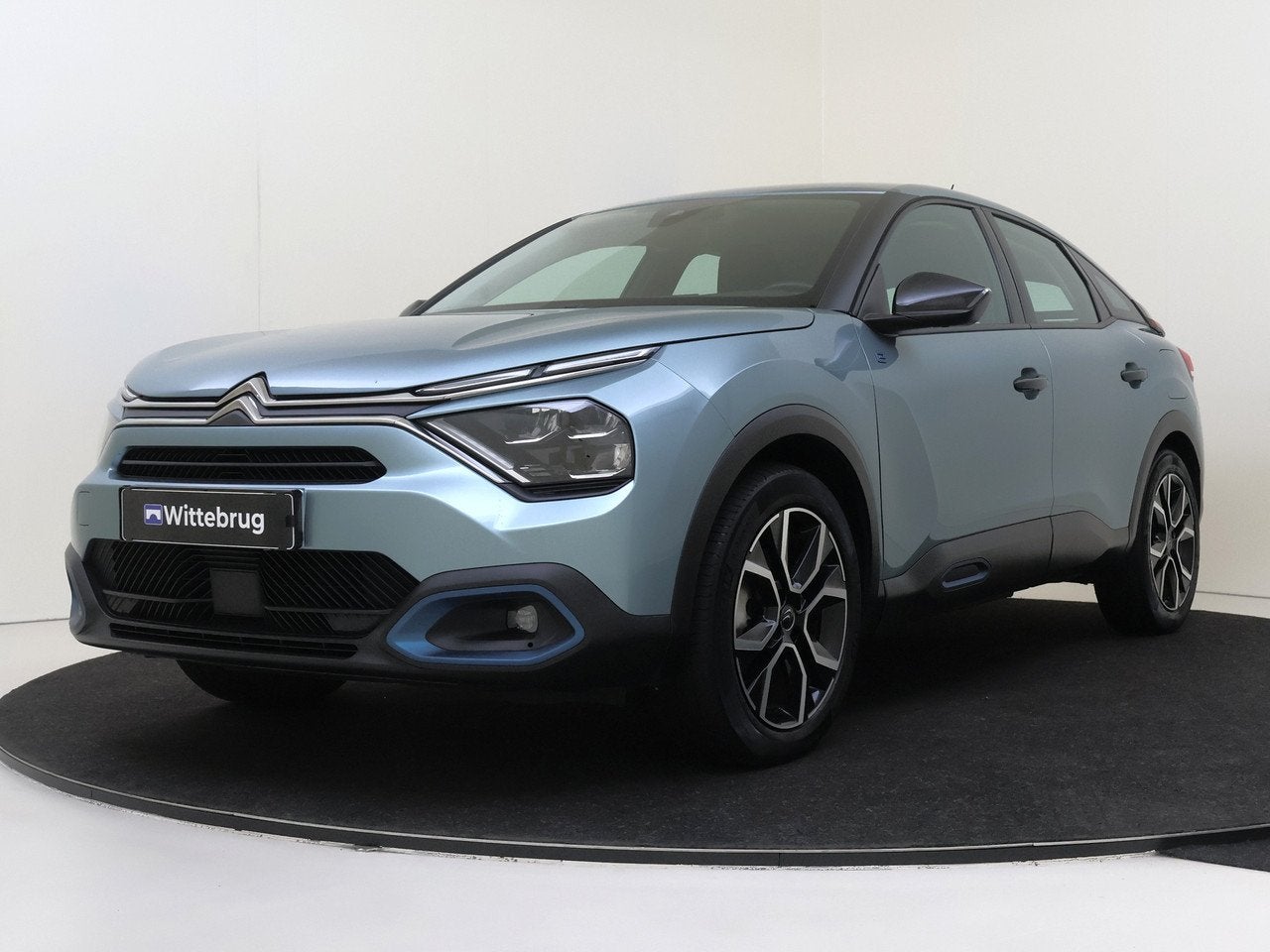 Citroën Ë-C4 Feel 50 kWh (bj 2021, automaat), Parkeersensor, 136 pk, Gebruikt, Blauw