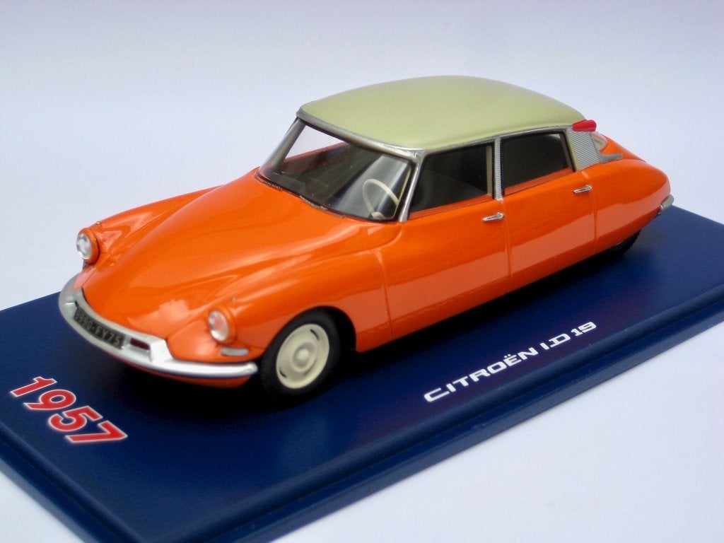 Citroen ID 19 berline oranje Capucine 1957 Milezim 1:43, Hobby en Vrije tijd, Modelauto's | 1:43, Ophalen of Verzenden, Nieuw