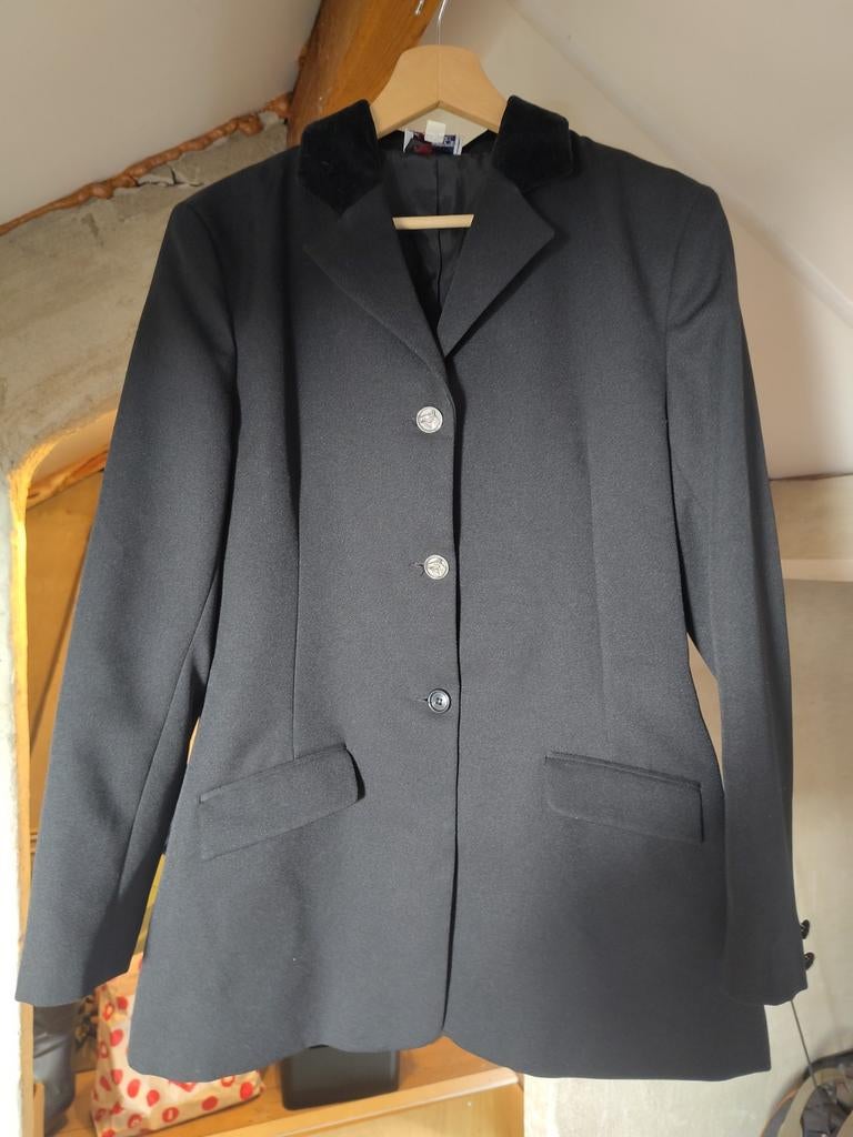 Net wedstrijdjasje zwart maat 176 Harry's Horse, Dieren en Toebehoren, Paardrijkleding, Ophalen, Gebruikt, Kinderen, Dressuur