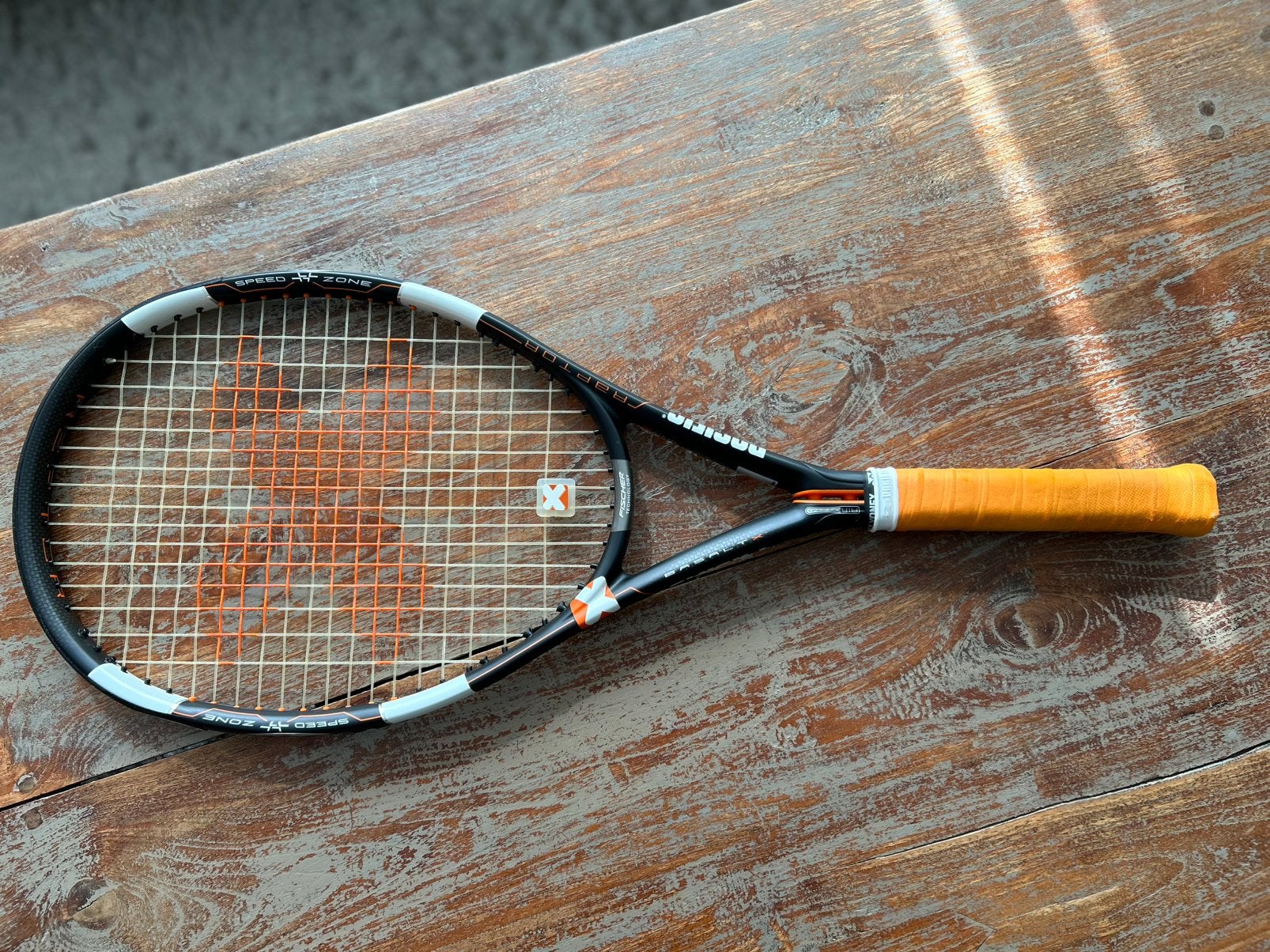 Pacific tennisracket model Raptor, Sport en Fitness, Ophalen of Verzenden, Gebruikt, Racket, Overige merken