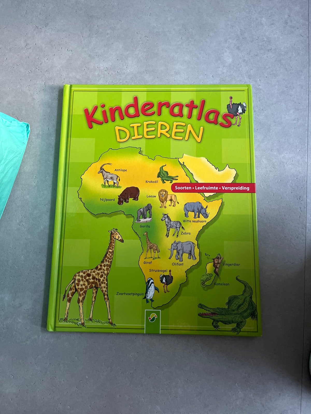 Kinderatlas Dieren - Ontdek de dierenwereld!, Boeken, Ophalen of Verzenden, Zo goed als nieuw, Non-fictie