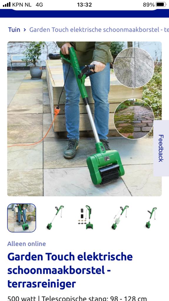 terrasreiniger nieuw, Tuin en Terras, Ophalen of Verzenden, Nieuw, Overige typen