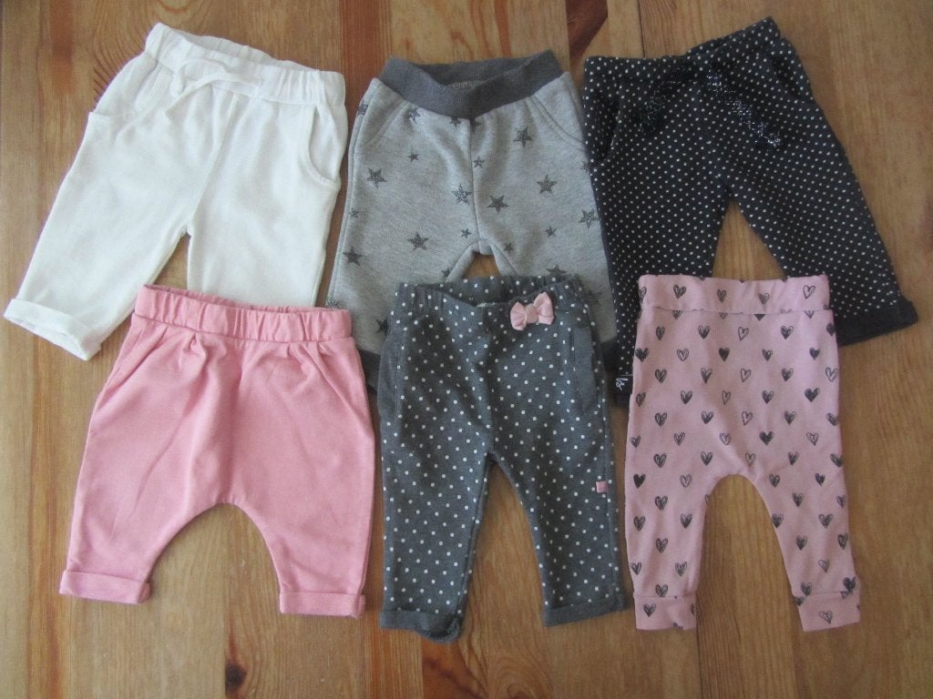 Diverse broekjes maat 56, Kinderen en Baby's, Babykleding | Maat 56, Ophalen of Verzenden, Zo goed als nieuw, Meisje, Broekje