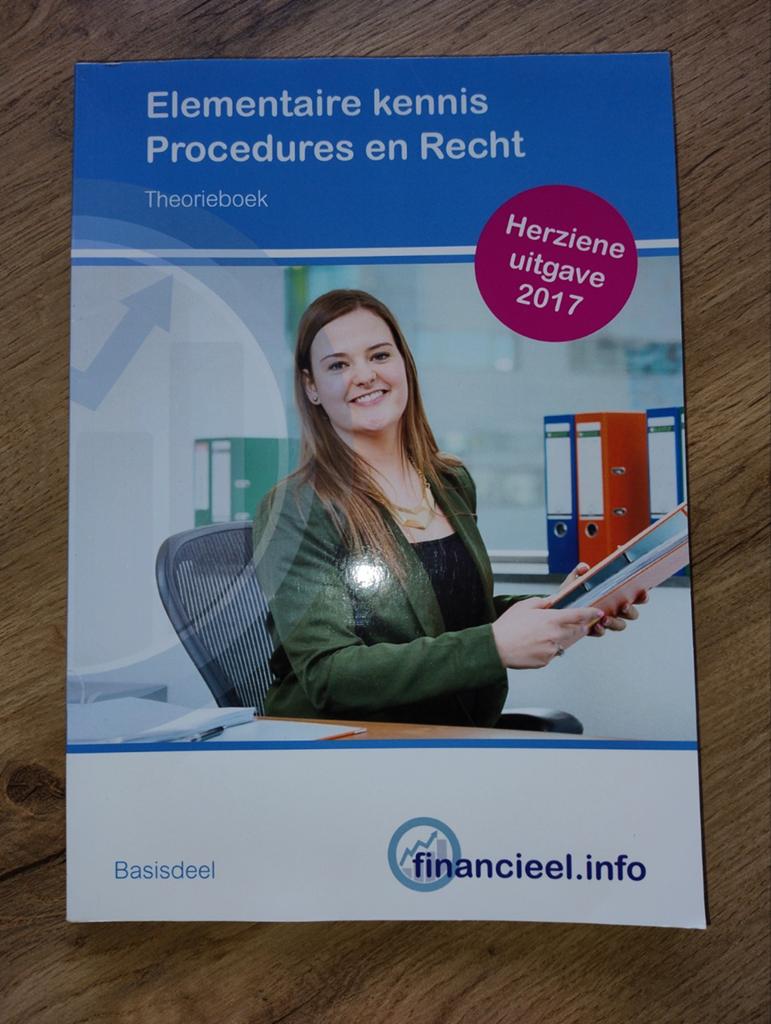 Elementaire kennis Procedures en Recht - Theorieboek, Boeken, Gelezen, Ad Bakker, Peter H.C. Hintzen, Ophalen of Verzenden, MBO