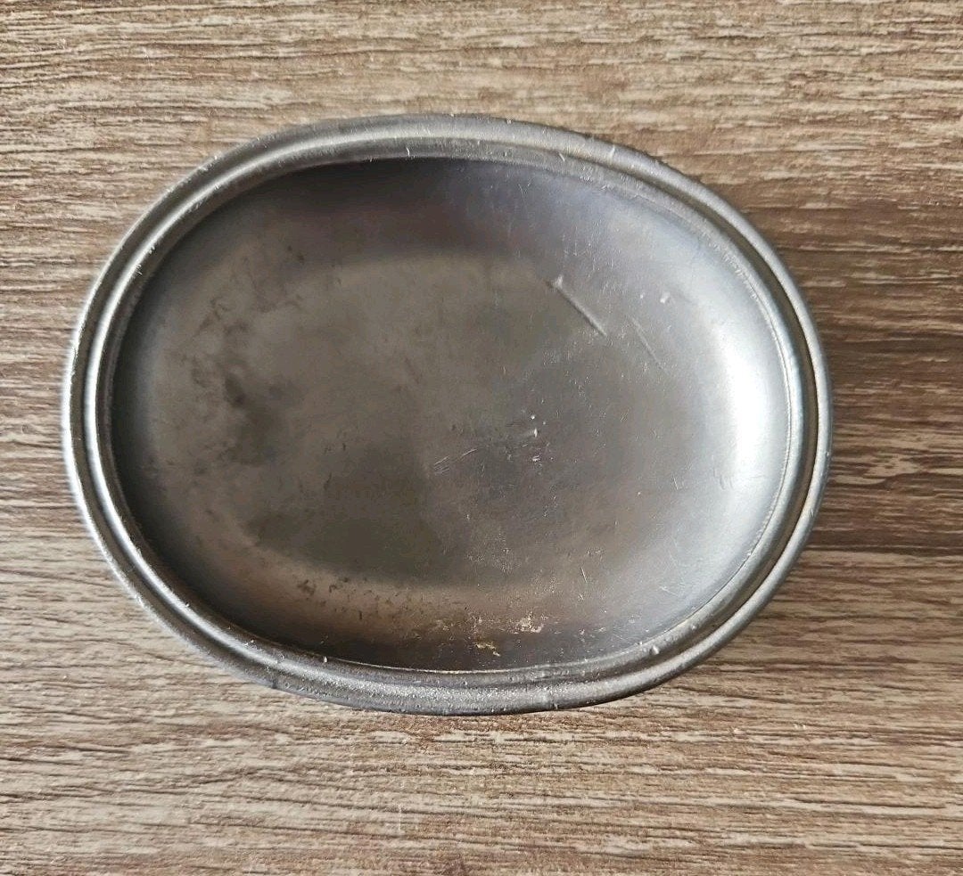 Italiaans Peltro Schaaltje - Ovaal Tin/Pewter, Antiek en Kunst, Ophalen of Verzenden