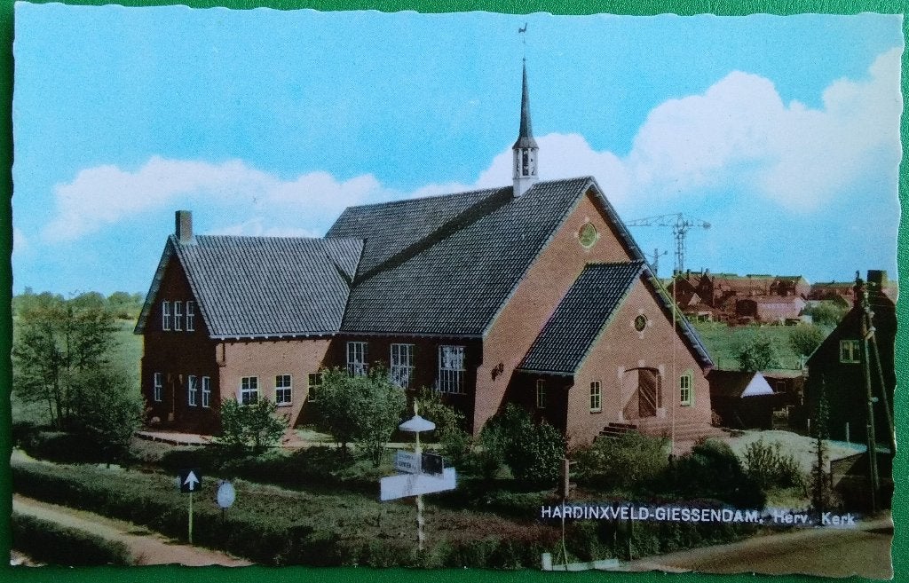 Hardinxveld Giessendam, Herv Kerk. Klf, Verzenden, 1960 tot 1980, Ongelopen, Zuid-Holland