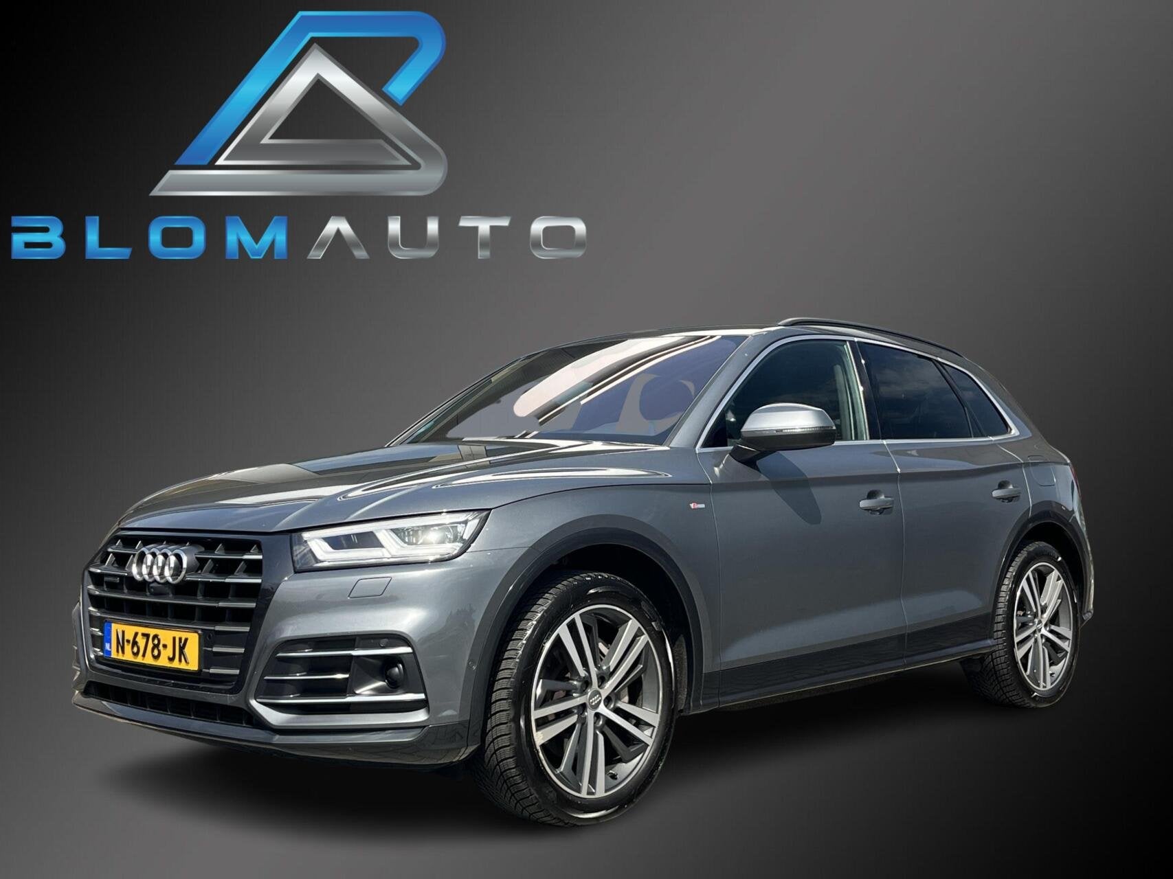 Audi Q5 55 TFSI E 367PK S-LINE TREKHAAK+KEYLESS+MATRIX+LUCHT, Auto's, Automaat, 4 cilinders, Plug-in hybride, Bedrijf