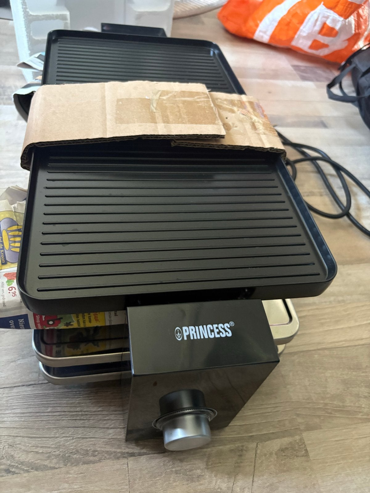 Princess Black Label Raclette 8 - Nieuw in doos, Ophalen, Nieuw, 8 personen of meer