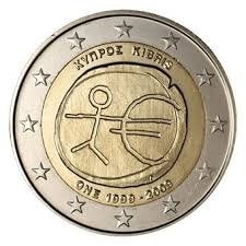 2 Euro Cyprus 2009 - 10 jaar EMU - UNC, Verzenden, Cyprus, 2 euro, Losse munt