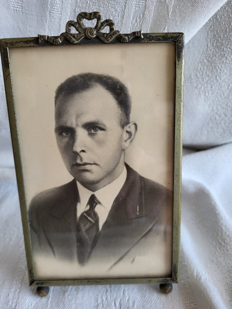 Vintage erg mooi authentiek fotolijstje, Ophalen of Verzenden