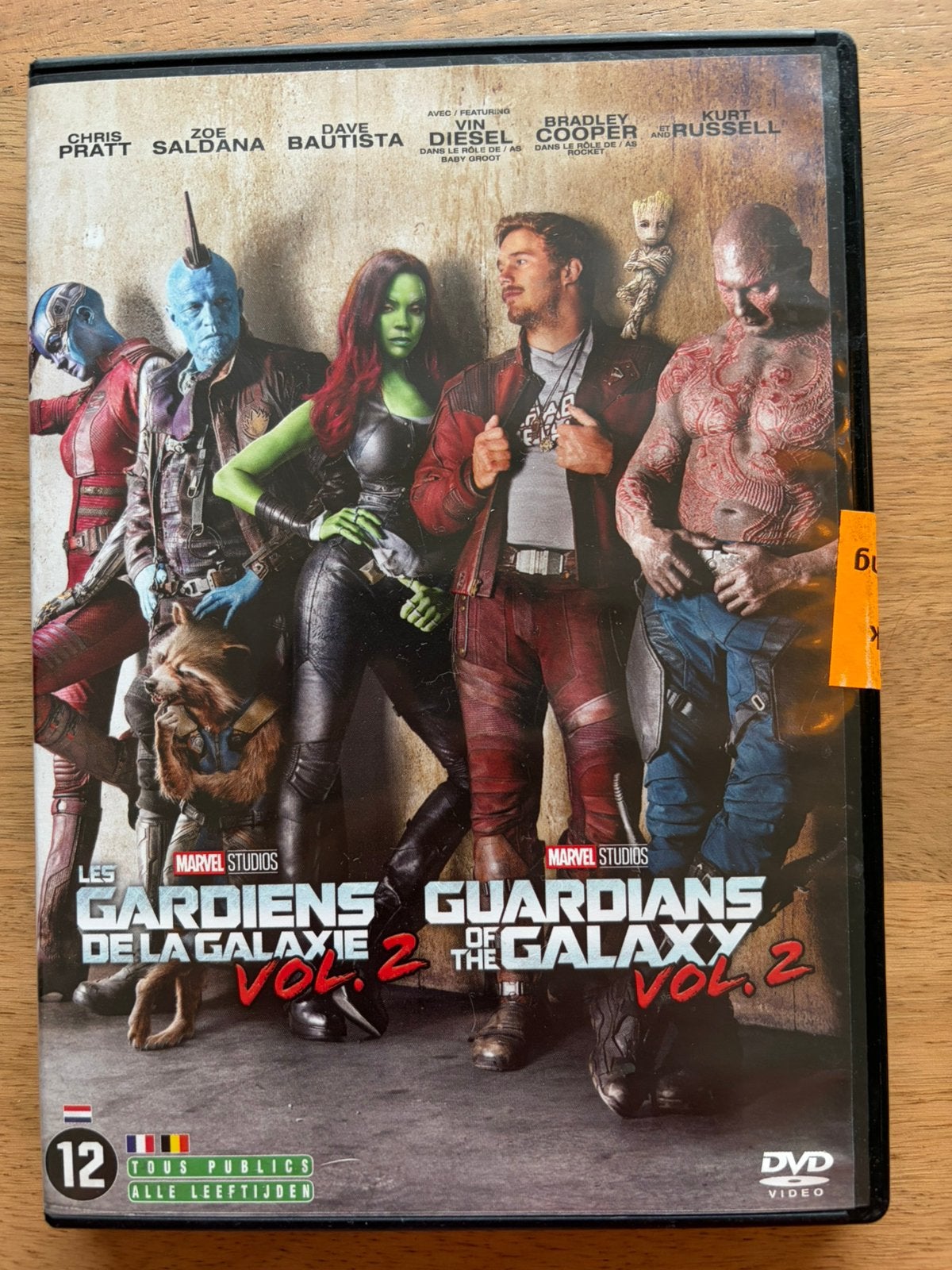 Guardians of the galaxy vol. 2 dvd, Alle leeftijden, Ophalen of Verzenden, Zo goed als nieuw