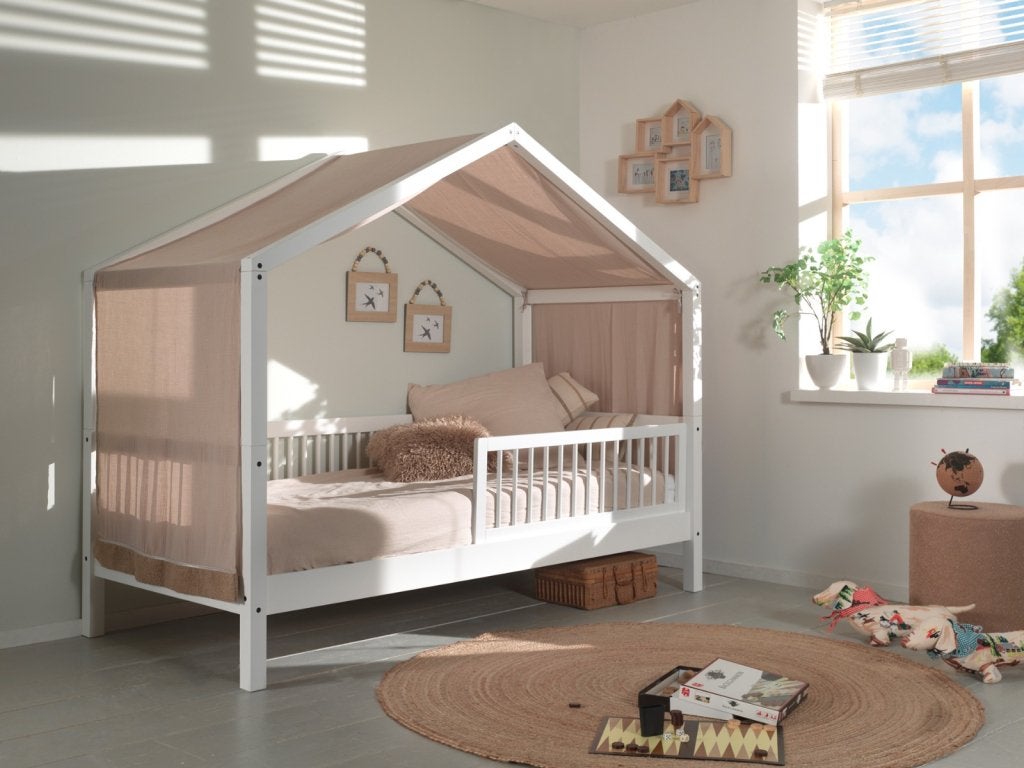 Forrest Beech huisbed - 90x200 - Wit beuken, Niet ingevuld, Niet ingevuld, Niet ingevuld