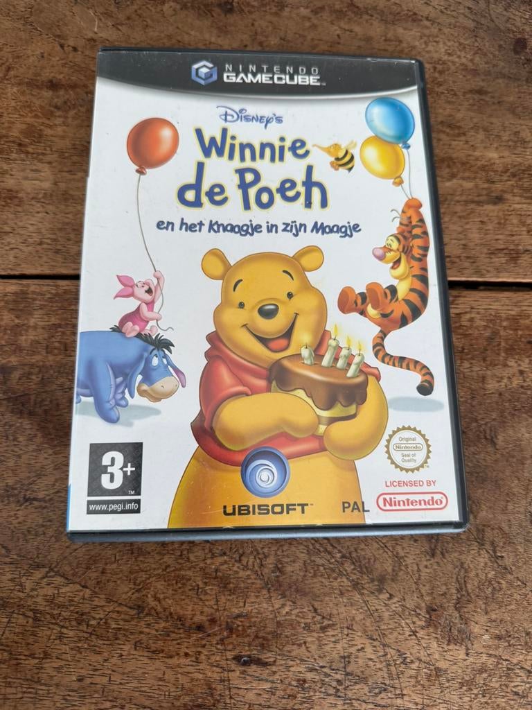 Winnie de poeh en het knaagje in zijn maagje gamecube, 1 speler, Ophalen of Verzenden, Zo goed als nieuw, Vanaf 3 jaar