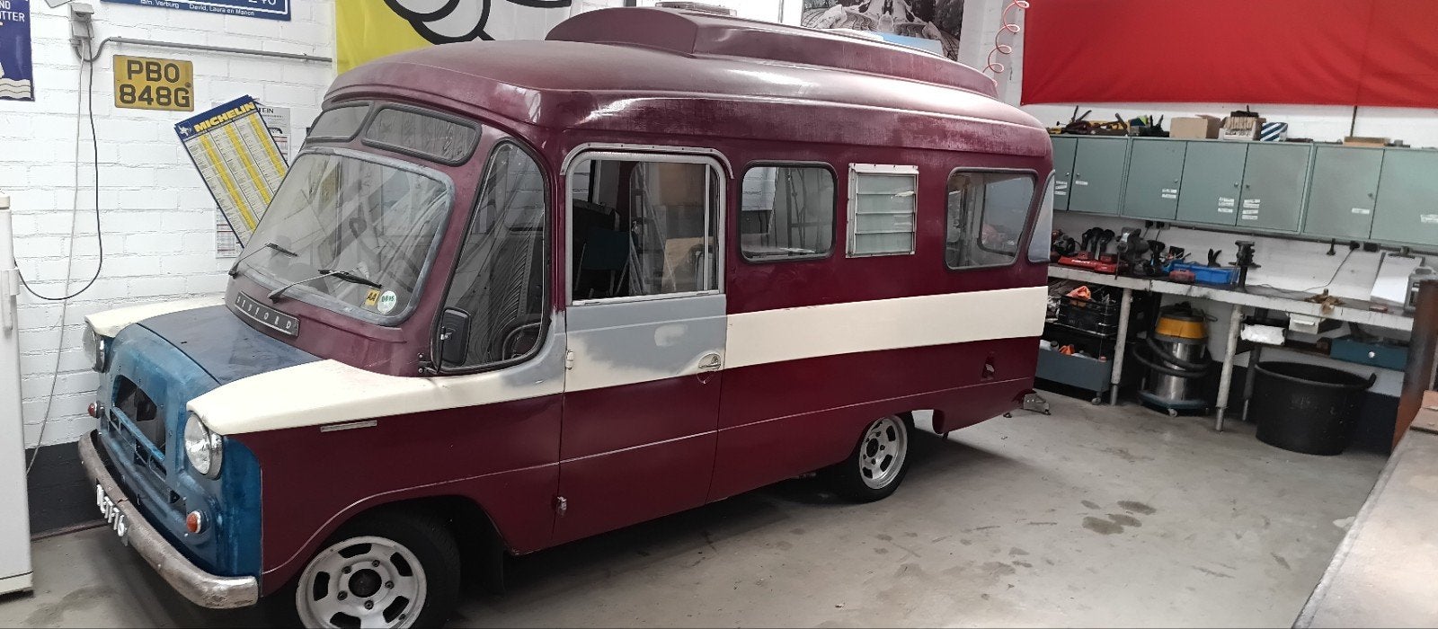 Bedford CA dormobile debonair 1969 Rood, Handgeschakeld, Particulier, Geïmporteerd, Rood