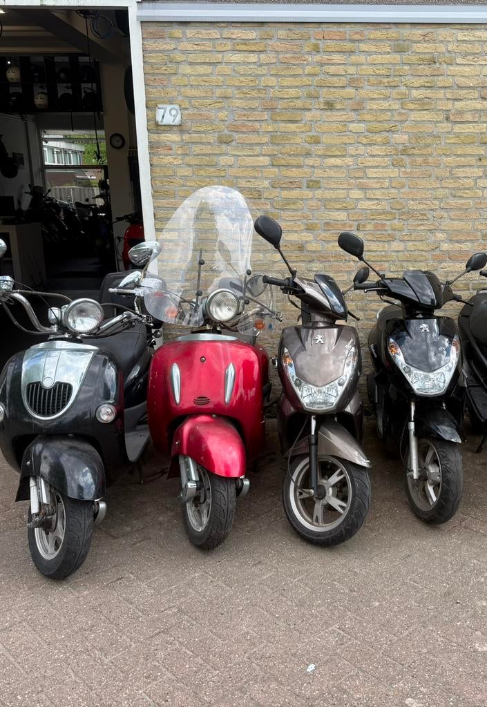 4 scooters voor export of handel partij loop of sloop, Ophalen of Verzenden, Zo goed als nieuw, Benzine, Overige merken