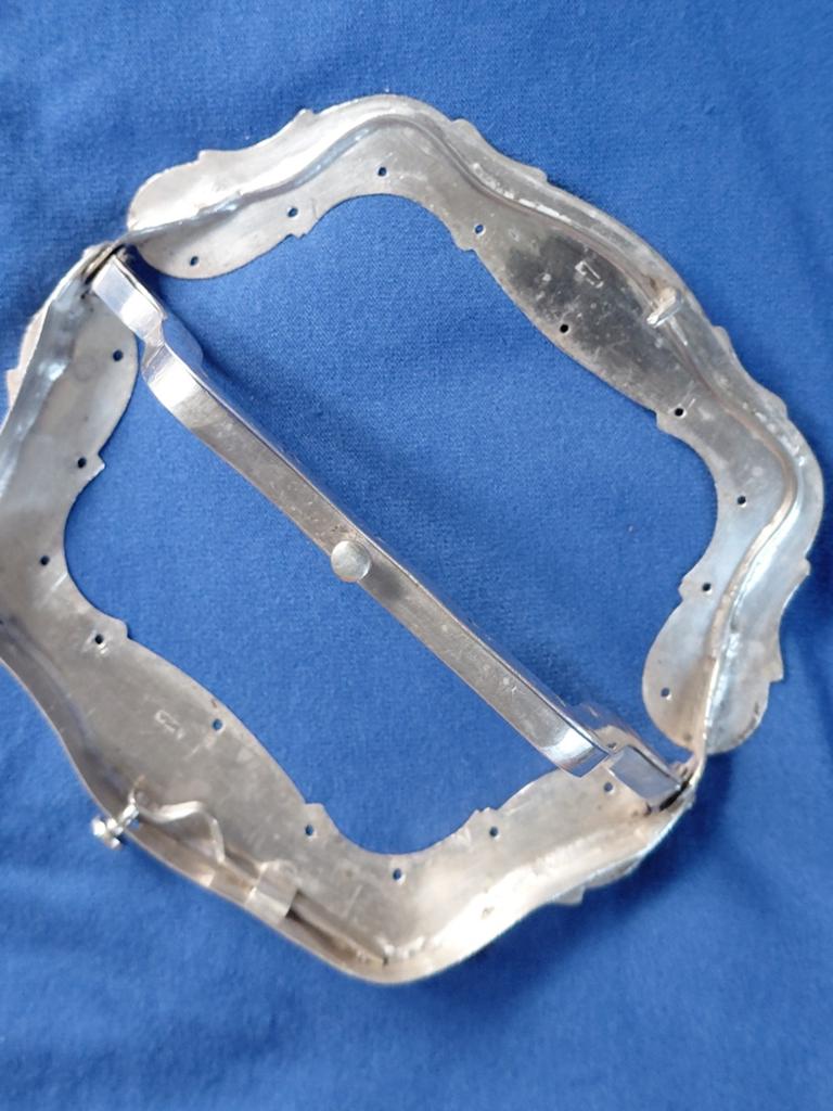 ANTIEK,zware/ stevige zilveren tasbeugel 10cm, Verzenden