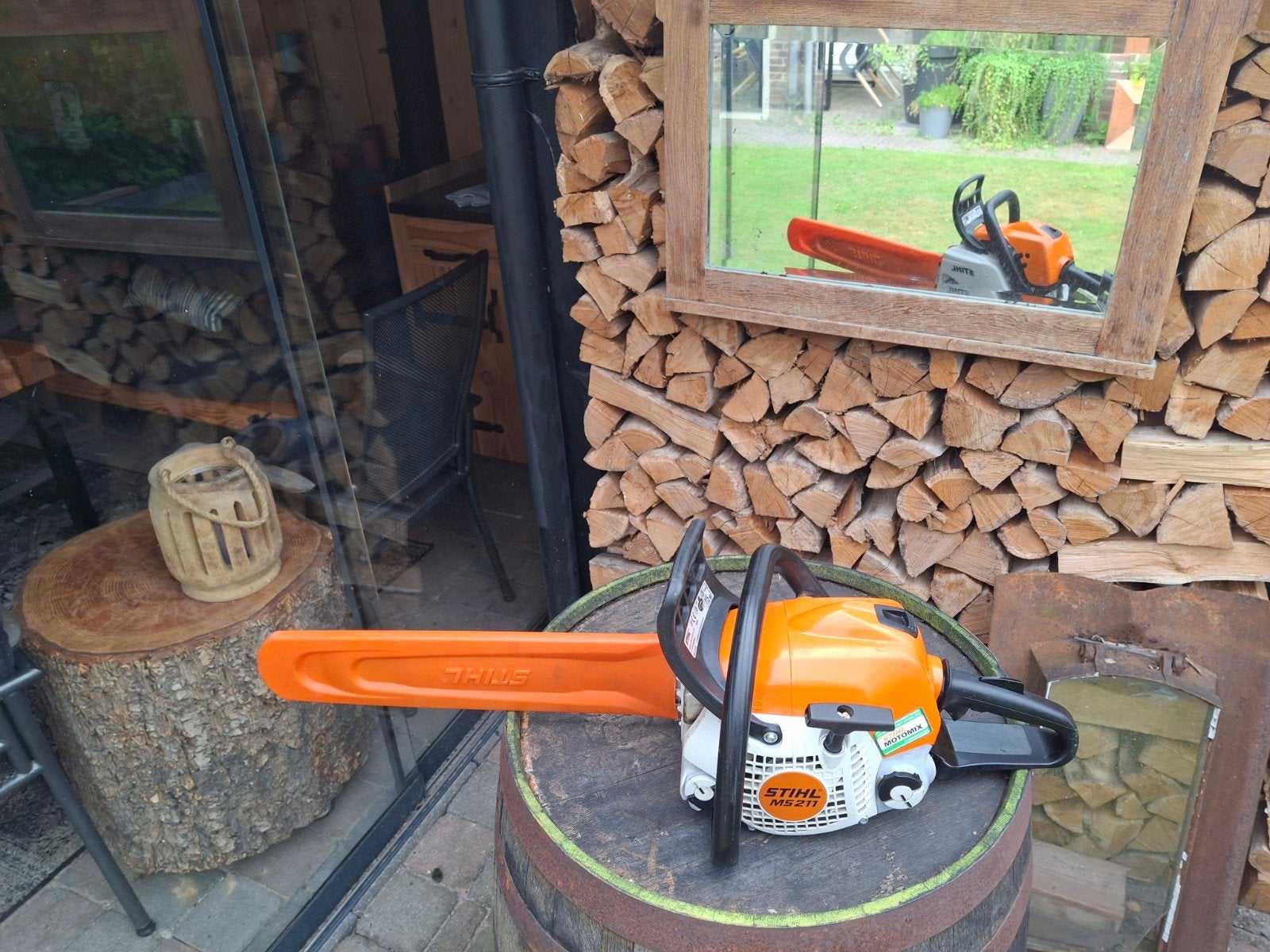 Stihl MS 211/C Kettingzaag - Krachtige en Betrouwbare Zaag, Doe-het-zelf en Verbouw, Gereedschap | Zaagmachines, Ophalen, Stihl