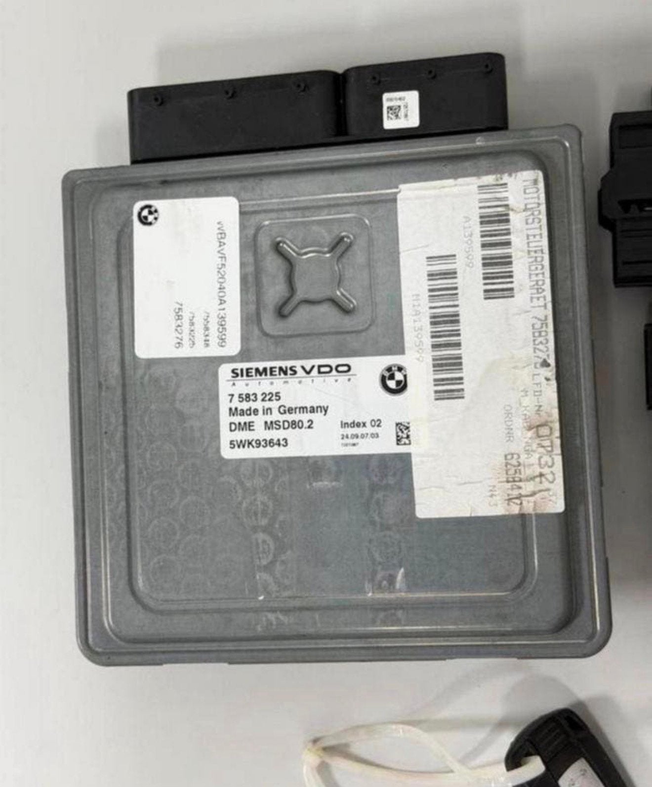 BMW N54 ECU Set – DME MSD80.2 + CAS3 + Sleutel – Compleet, Auto-onderdelen, Elektronica en Kabels, Gebruikt, Ophalen of Verzenden