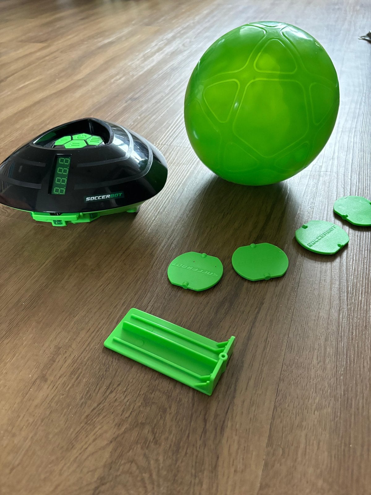 Soccerbot Voetbaltrainer met Bal en Accessoires, Ophalen, Gebruikt, Jongen of Meisje