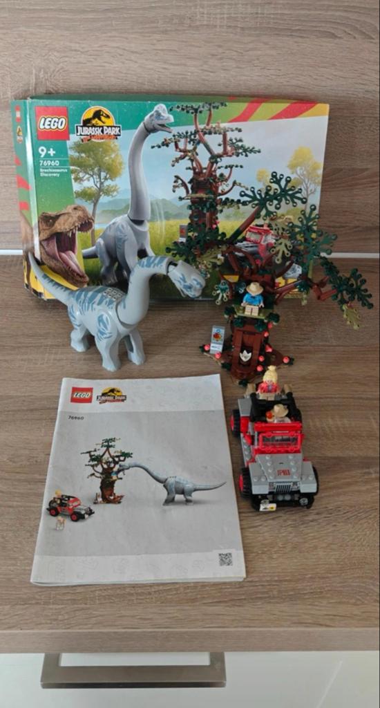 Lego Jurassic World 76960 Brachiosaurus Discovery compleet, Ophalen of Verzenden, Zo goed als nieuw