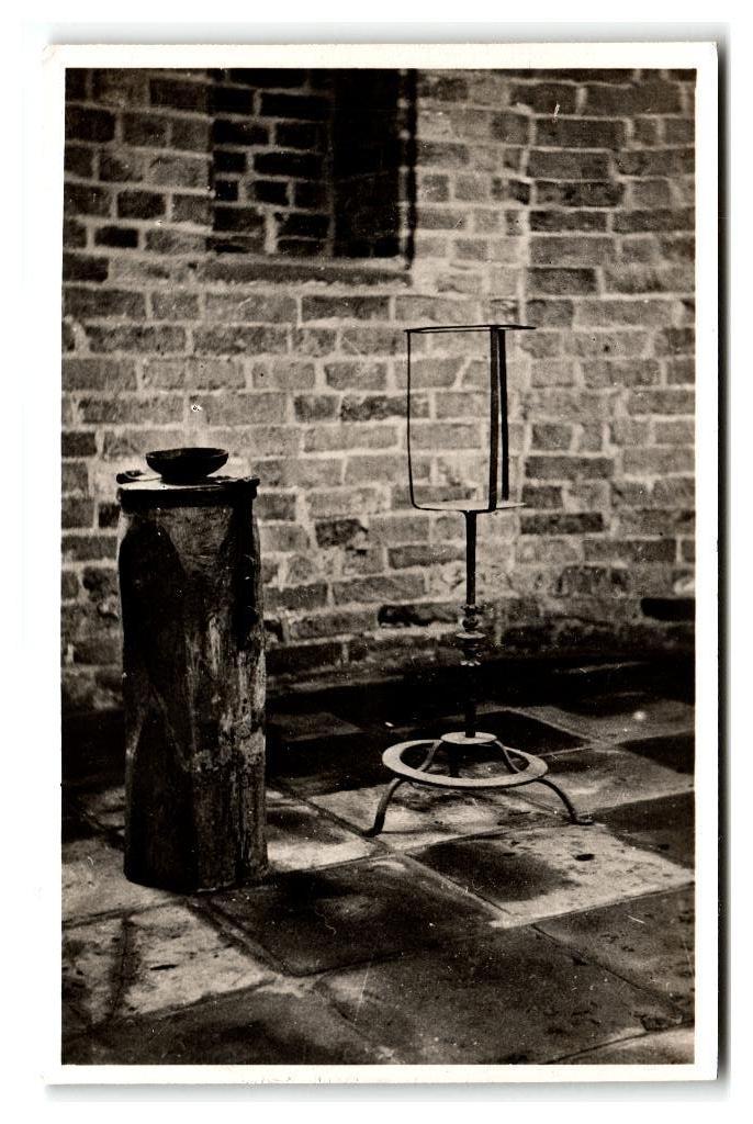 Roden, N.H. Kerk - Offerblok en doopbekkenstandaard, Verzenden, 1940 tot 1960, Ongelopen, Drenthe
