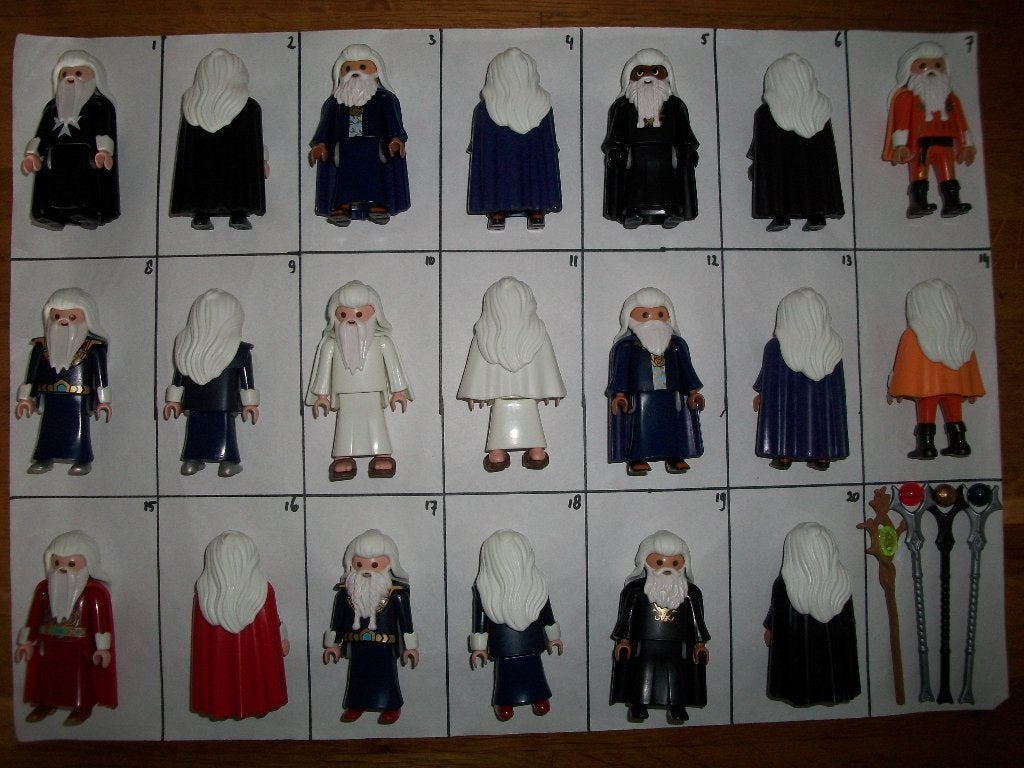 Gandalf / wizzard / Lord of the Rings / The Hobbit /tovenaar, Ophalen of Verzenden, Nieuw, Complete set, Figuren