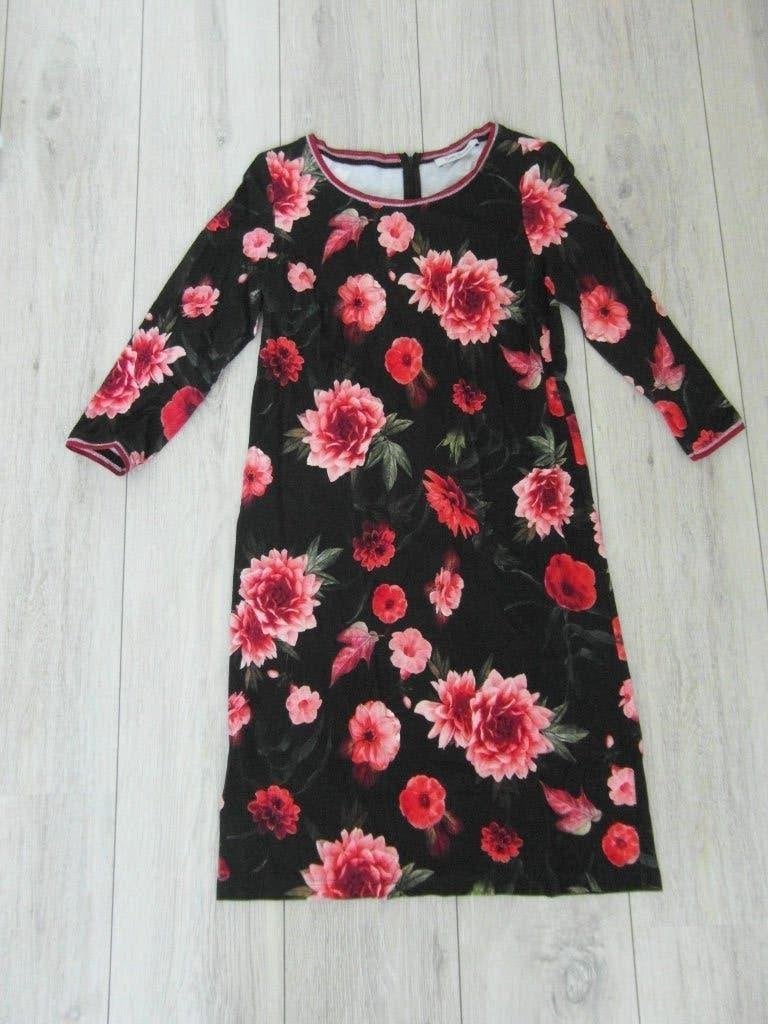 Betty Barclay jurk met bloemenprint - maat M, Maat 38/40 (M), Zwart, Betty Barclay, Ophalen of Verzenden