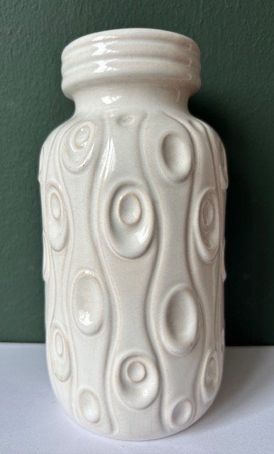 Scheurich West Germany vaas koraal decor 1970's, Ophalen of Verzenden