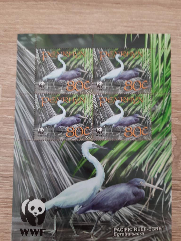 Penrhyn Island WWF, Postzegels en Munten, Verzenden, Postfris