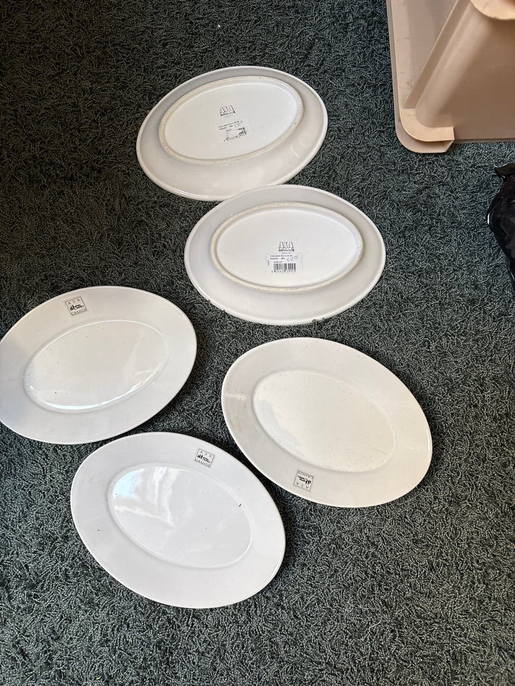ASA Selection Grande ovale schalen/borden wit, Gebruikt, Overige merken, Keramiek, Ophalen of Verzenden