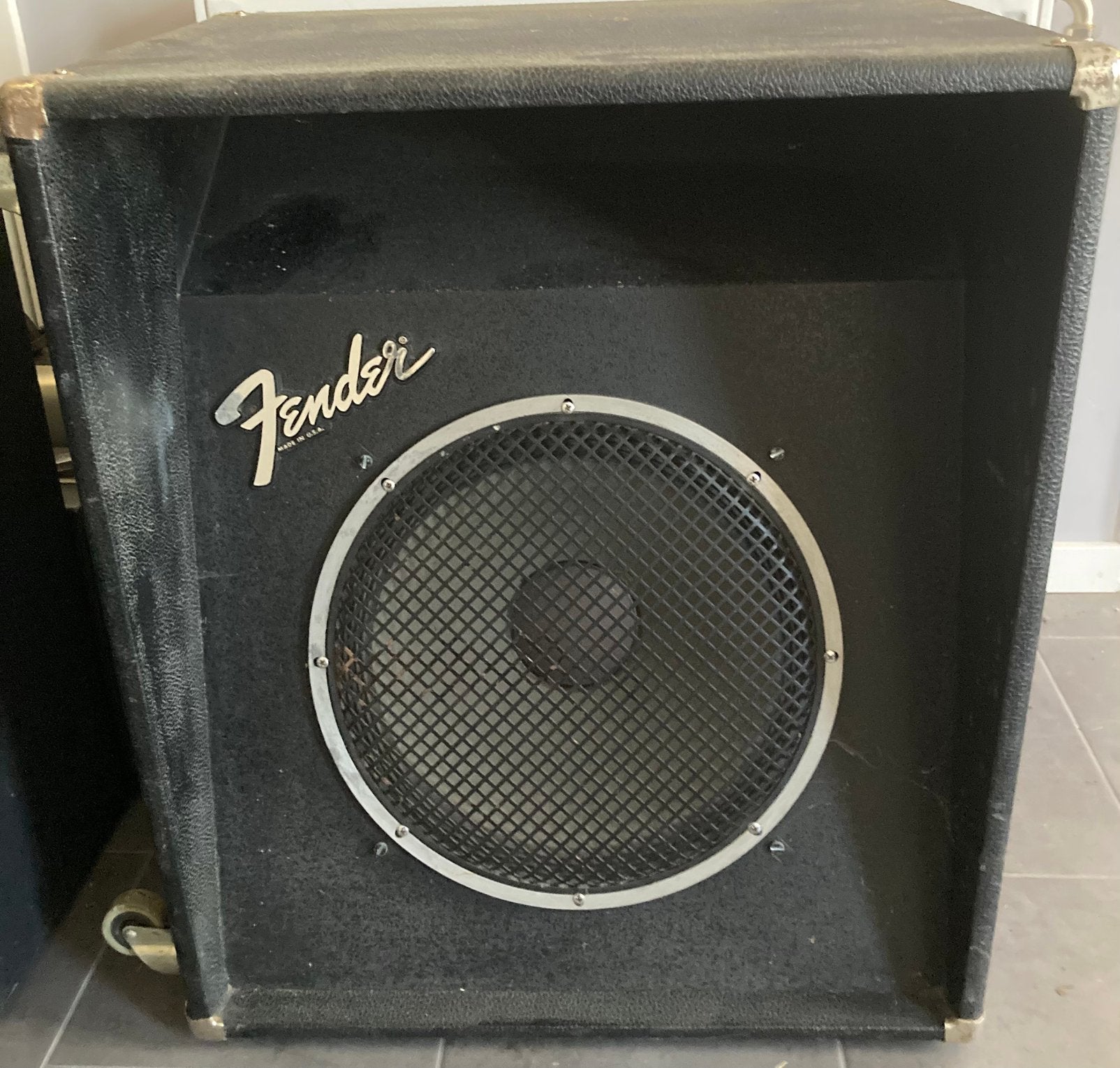 FENDER SIDEKICK BASSCABINET 80ties, Muziek en Instrumenten, Ophalen, Gebruikt, Basgitaar, 100 watt of meer