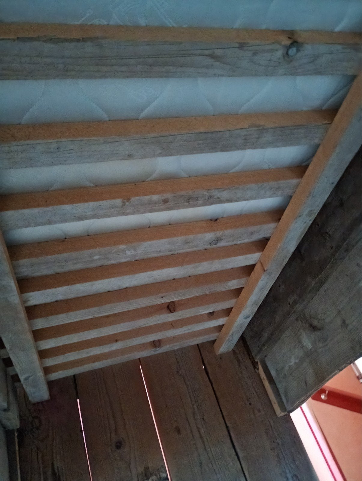 Stevig houten hoogslaper met ladder, Ophalen, Gebruikt, Hoogslaper, Eenpersoons