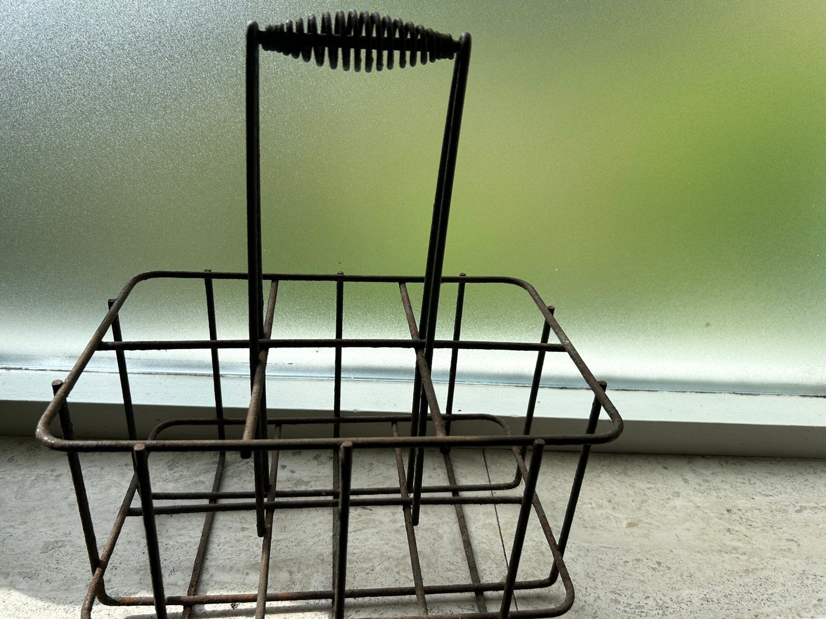 Brocante flessen rek, Ophalen of Verzenden