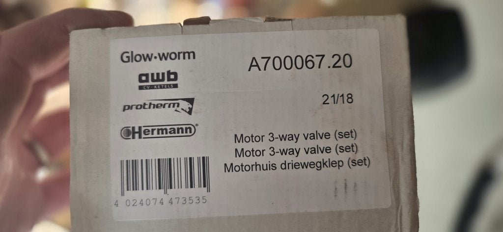 Awb a700067.2 motorhuis driewegklep( honywell cv8010 motor), Doe-het-zelf en Verbouw, Ophalen of Verzenden, Nieuw