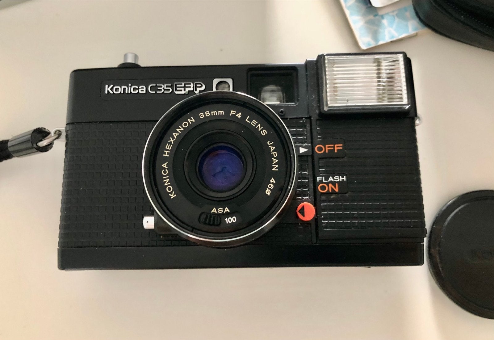 Vintage Konica C35 EF-P Compact Camera - Analoog, Audio, Tv en Foto, Fotocamera's Analoog, Ophalen of Verzenden, Gebruikt, Compact