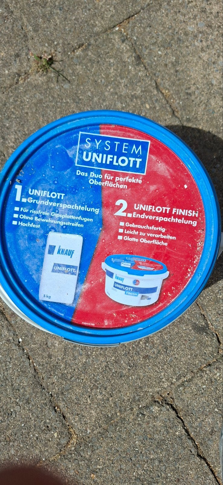 Knauf Uniflott Finish - Ongebruikte afwerkpleister, Ophalen of Verzenden