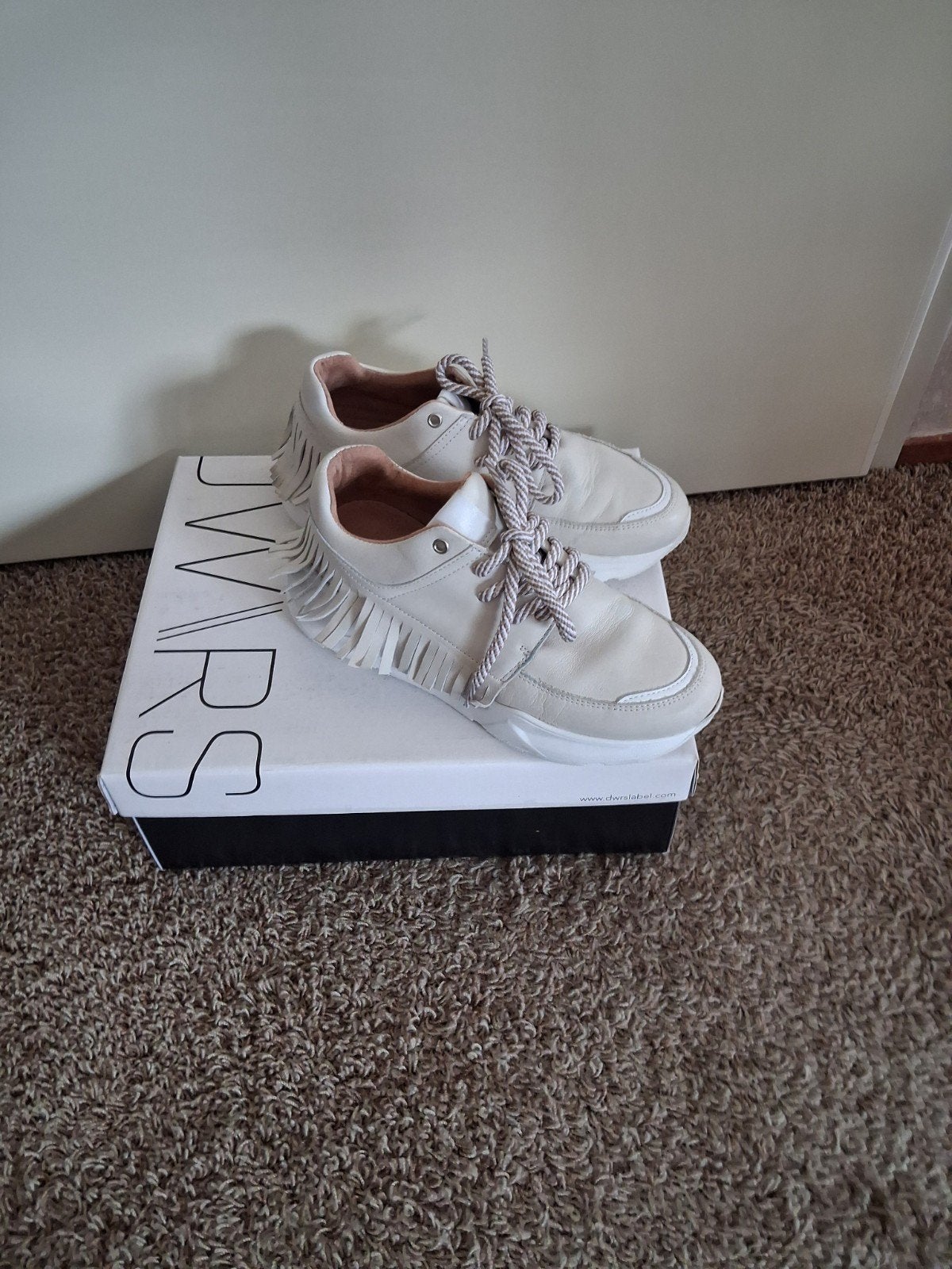 Dw//rs sneakers, Ophalen of Verzenden, Zo goed als nieuw, Wit, Sneakers of Gympen