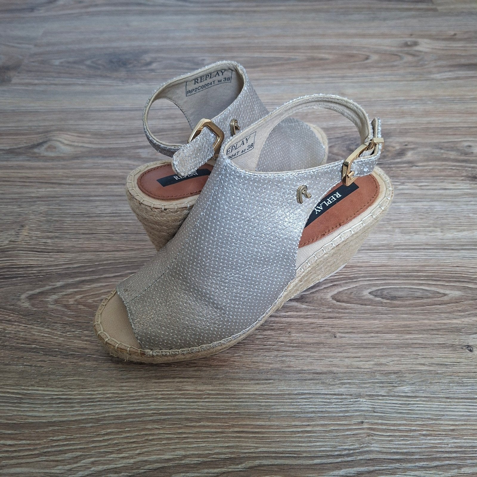 Replay espadrilles/sandalen maat 38, Overige kleuren, Replay, Ophalen of Verzenden, Espadrilles of Moccasins