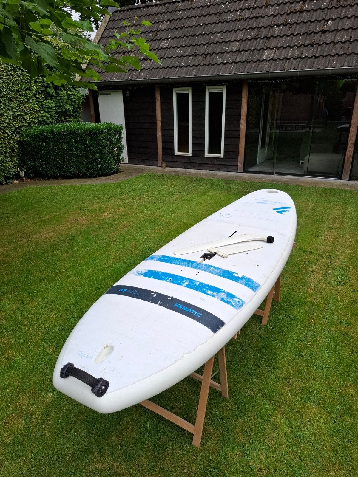 Fanatic Viper Windsurfplank 85L - Ideaal voor beginners, Watersport en Boten, Ophalen, 250 tot 300 cm, Gebruikt, Fanatic