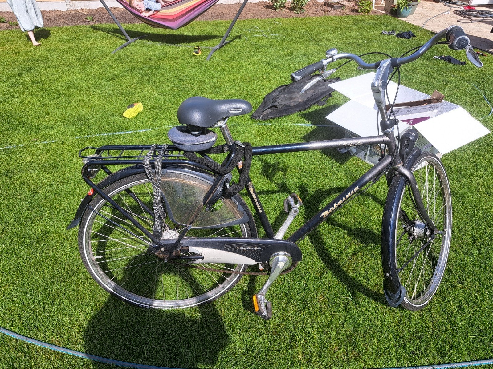 Batavus herenfiets, Fietsen en Brommers, Fietsen | Dames | Damesfietsen, Gebruikt, Batavus, Versnellingen, 53 tot 56 cm, Trommelrem