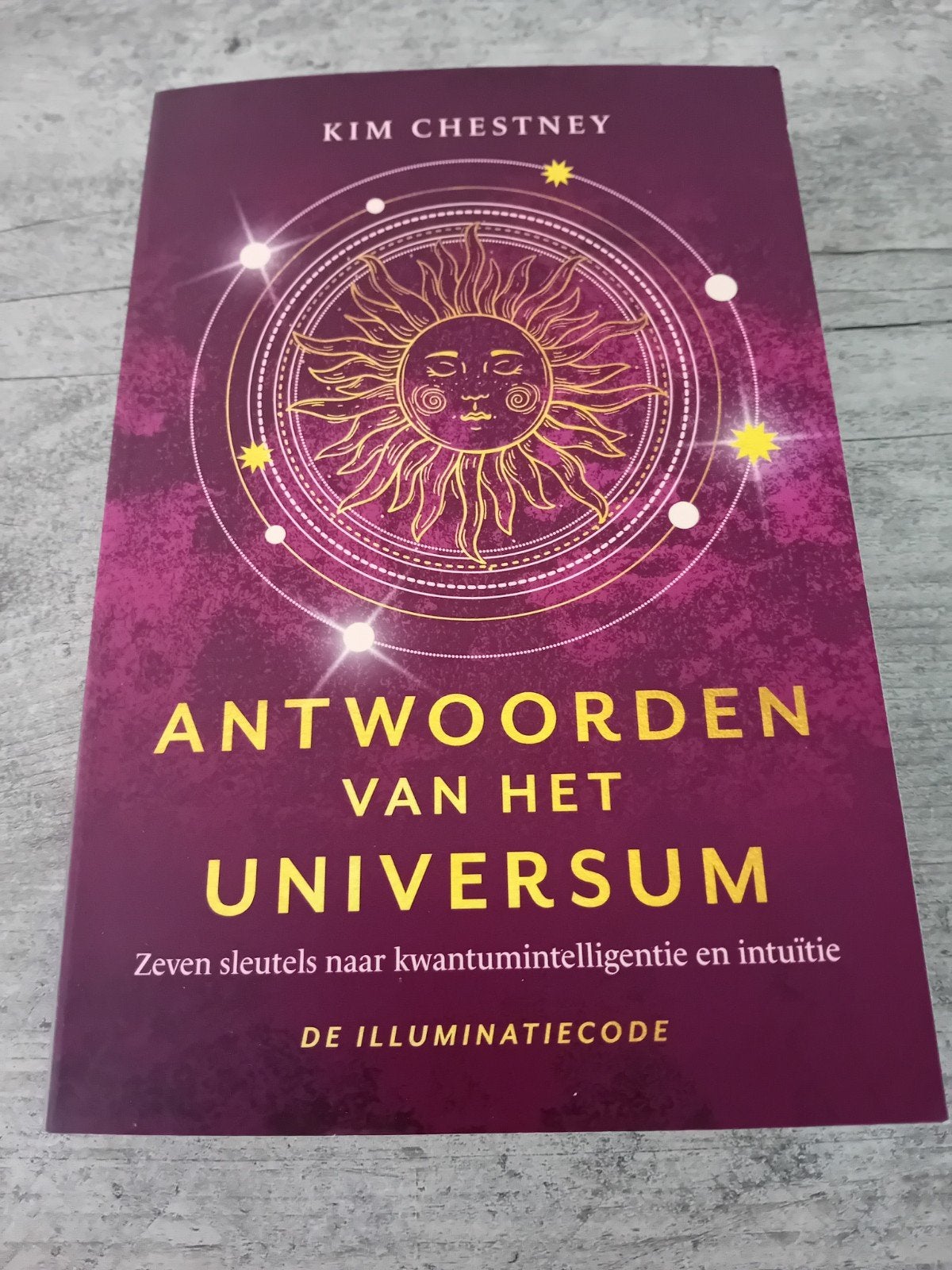 Antwoorden van het Universum - Kim Chestney, Achtergrond en Informatie, Spiritualiteit algemeen, Ophalen of Verzenden, Zo goed als nieuw