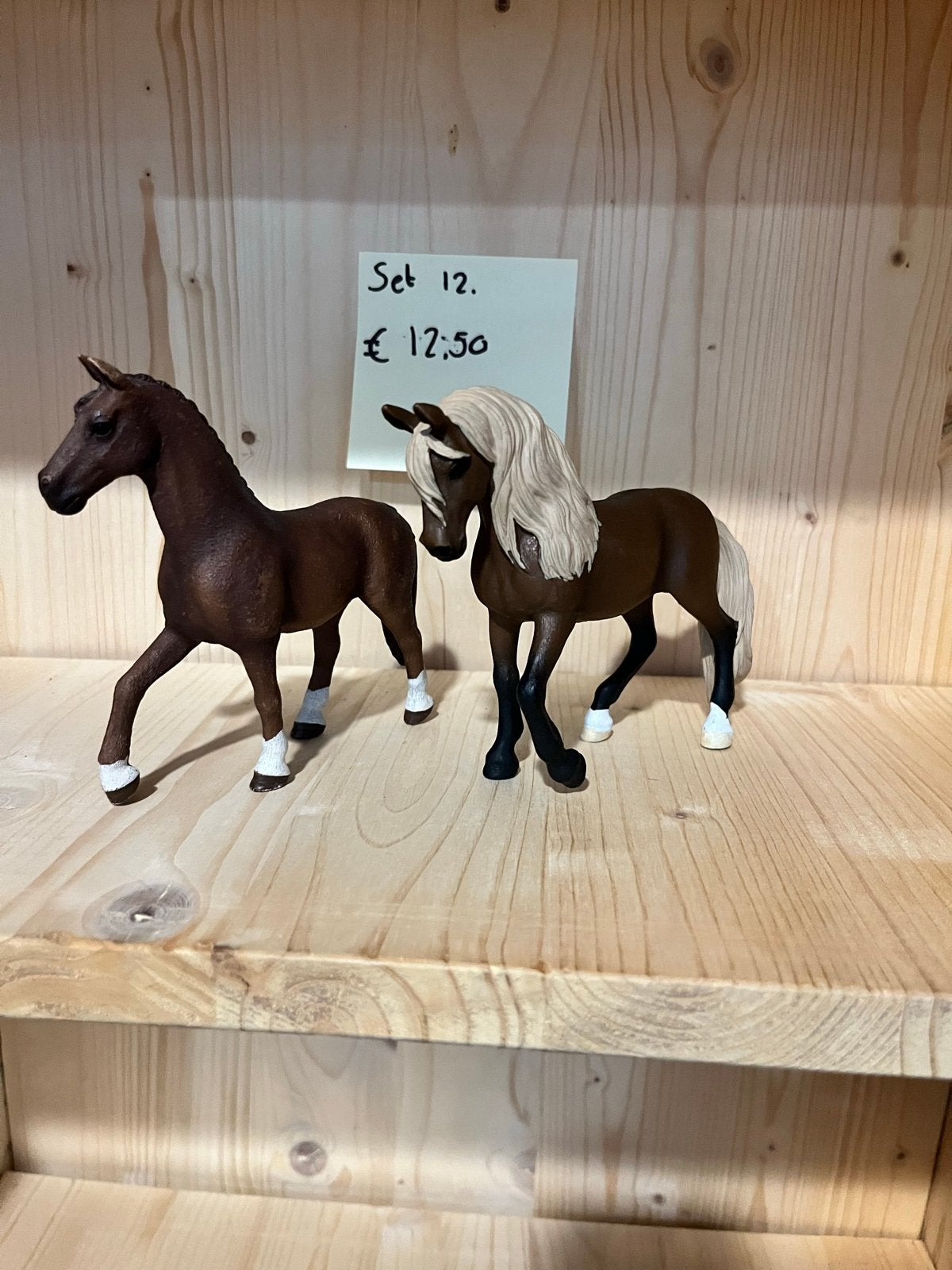 Schleich paarden set 12, Ophalen of Verzenden, Gebruikt, Jongen of Meisje
