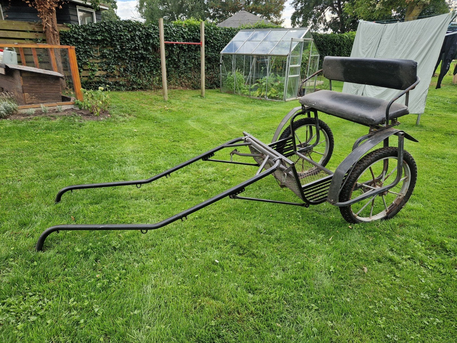 menwagen sulky opknapper, Gebruikt