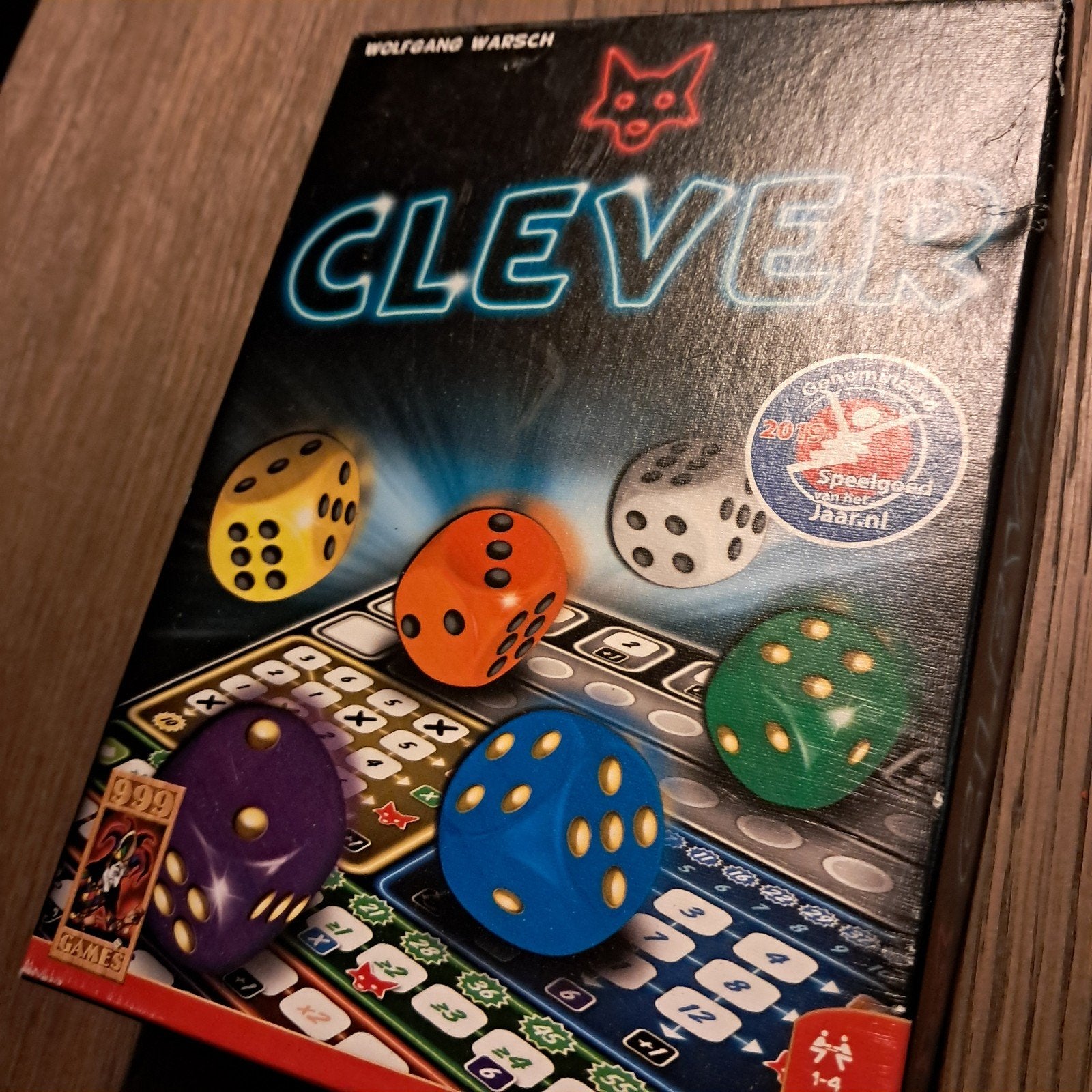 Clever dobbelspel - Zo goed als nieuw, Een of twee spelers, Ophalen of Verzenden, Zo goed als nieuw, 999 Games
