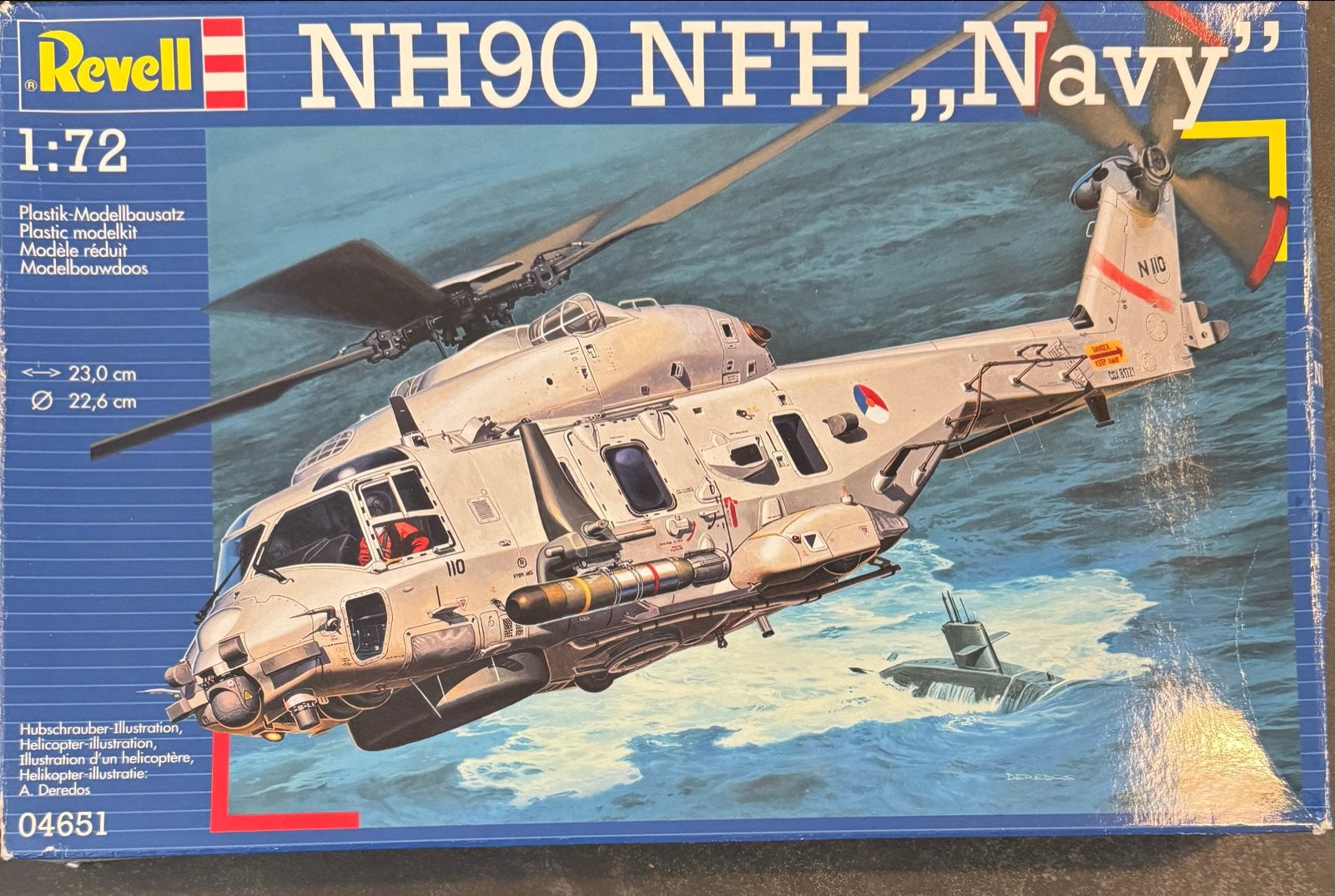 Revell NH90 NFH "Navy" Modelbouw Helikopter 1:72, Hobby en Vrije tijd, 1:72 tot 1:144, ., Nieuw, Ophalen of Verzenden