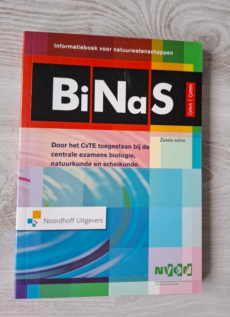 BiNaS HAVO | VWO Zesde editie - Informatieboek, Boeken, Schoolboeken, Ophalen, Biologie, HAVO, Zo goed als nieuw