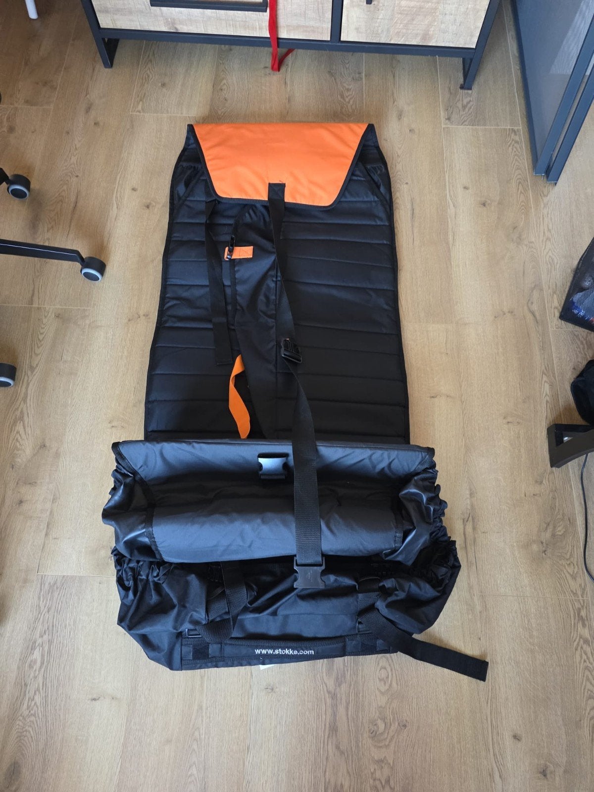 Stokke PramPack Reistas voor Kinderwagen - Zwart/Oranje, Ophalen, Zo goed als nieuw, Overige merken